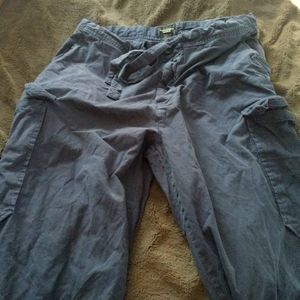 Vintage Abercrombie & Fitch Navy Cargo Pants 1992